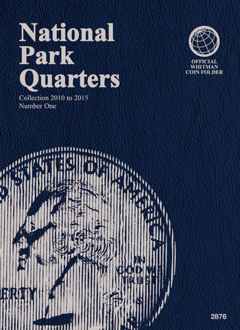 WHITMAN National Park Quarters Vol.1 2010-15 Philadelphia & Denver Mint Coin Folder