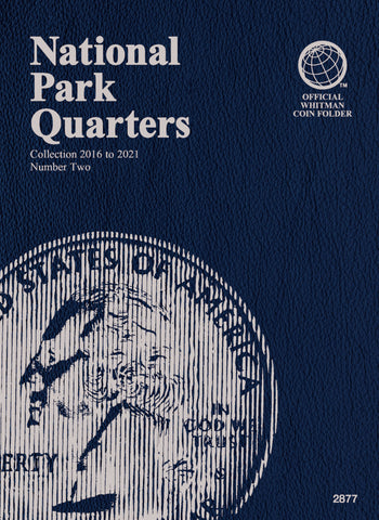 WHITMAN National Park Quarters Vol.2 2016-21 Philadelphia & Denver Mint Coin Folde
