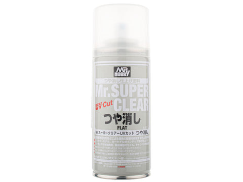 MR HOBBY 170ml Mr. Super Clear UV Flat (Spray)