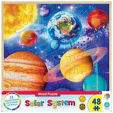 MASTER PIECES 48-PIECE PUZZLE Wood Fun Facts - Solar System