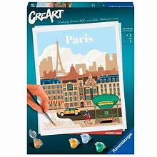 CREART Paris Paint by Numbers Kit 10x12