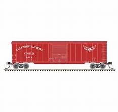 ATLAS N Boxcar, 50' Single Door, Gulf Mobile and Ohio (GM&O) #9213