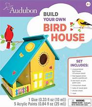 MASTER PIECES Audubon - Bird House Buildable Wood Craft & Paint Kit