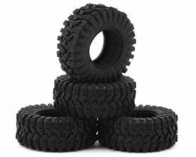 Injora 0.7" King Trekker Micro Rock Crawler Tires (4) (40mm OD) (S5) w/Foam Inserts