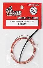 GOFER 1/24-1/25 Brown Plug Wire 2ft. w/Boot