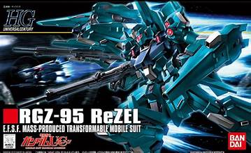 BANDAI  1/100 MG RGZ-95 ReZEL Commander Type "Gundam UC"