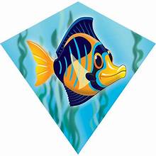 WindNSun MiniDiamond AngelFish Nylon Kite, 18 Inches Tall