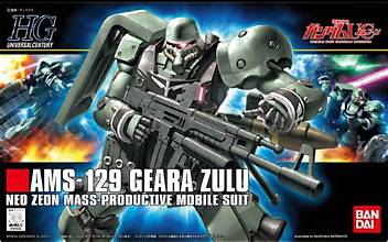 BANDAI  Unicorn AMS-129 Geara Zulu, Neo Zeon Mass-Productive