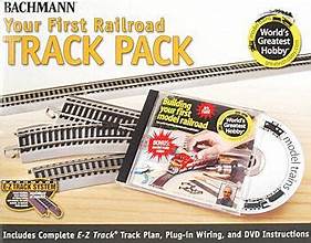 BACHMANN HO E-Z Track Nickel Silver First Railroad Track Pack