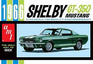 AMT 1/25 1966 Shelby Mustang GT350 Car
