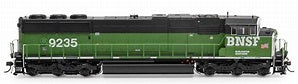 ATHEARN HO EMD SD60M "Tri-Clops" BNSF #9235 (DCC w/ Sound)