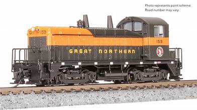 BROADWAY LIMITED N  EMD NW2 Switcher, GN 159, Simplified Empire Builder, Paragon4 Sound/DC/DCC