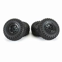 PROLINE 1/30 Aztek Front/Rear Mounted Black Clobber (4): Axial SCX30