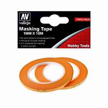 VALLEJO Precision Masking Tape 1mmx18m (2/pk)
