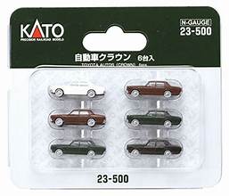 KATO N Toyota Sedans (6/pk)