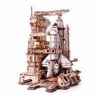 ROBOTIME Space Shuttle Mechanical 3D Wooden Puzzle