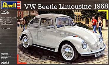 REVELL 1/24 1968 VW Beetle Hardtop Car