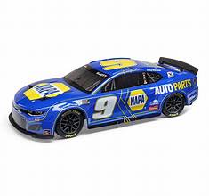 LOSI 1/12 NASCAR RC Race Car Chase Elliott No. 9 2025 NAPA Chevrolet ZL1 2S AWD Brushed On-Road (Battery & Charger Included), Blue