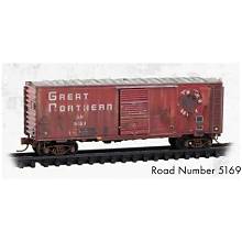 MICRO TRAINS N 40' Single Door Box CAR GN #5169