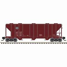 ATLAS N Covered Hopper, PS-4000 3-Bay, Santa Fe #301661