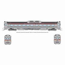 RAPIDO N Budd RDC-1 Phase 1 - Sound and DCC -- Southern Pacific #10 (As-Delivered, silver, red)