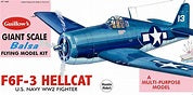 GUILLOWS 32-3/4" Wingspan F6F3 Kit
