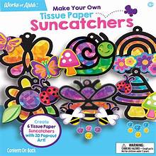 MASTER PIECES Tissue Paper Suncatchers Craft Kit