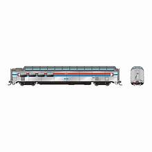 RAPIDO N Passenger Car, 3/4 Dome Lounge, Amtrak #9373 (Phase 1 Scheme)