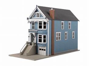 WALTHERS HO Painted Lady House Victorian House -- Kit