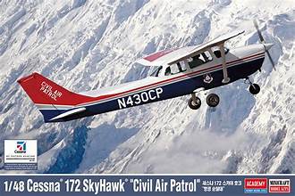 ACADEMY 1/48 Cessna 172 Skyhawk "Civil Air Patrol"