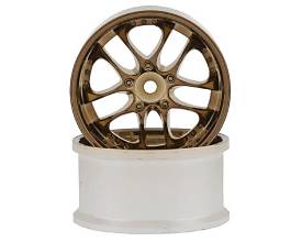 Topline SSR Agle Minerva 5-Split Spoke Drift Wheels (Bronze) (2) (6mm Offset) w/12mm Hex