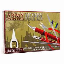 ARMY PAINTER Hobby Tool Kit (5 Tools, Green Stuff, Super Glue)