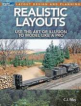 KALMBACH Realistic Layouts: -- Use the Art of Illusion to Model Like a Pro -- Softcover