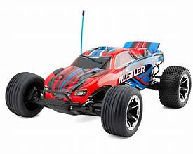 TRAXXAS  Rustler 2WD HD w/USB-C RED