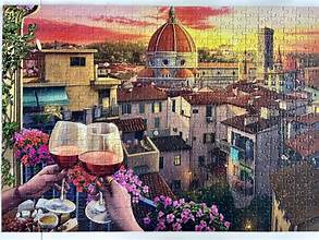 RAVENSBURGER 500-LARGE PIECE PUZZLE Cozy Wine Terrace