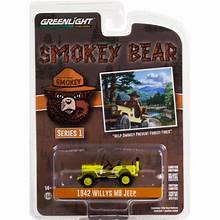 MASTER PIECES Smokey Bear Jeep Wood Toy Train