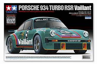 TAMIYA 1/24 Porsche 934 Turbo RSR Vaillant Plastic Model