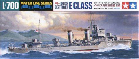 TAMIYA 1/700 HMS E Class Destroyer Waterline