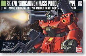 BANDAI 1/144 HGUC #44 RX-77D Guncannon