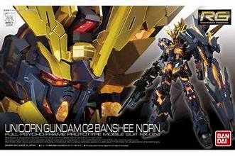 BANDAI 1/144 RG Unicorn Banshee Norn-0