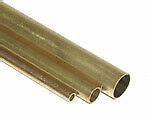 K+S 1/4"x12" Small Brass Streamlline .014 Wall (1)