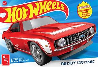AMT 1/25 Hotwheels 1967 Chevy Camaro COPO