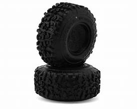 JCONCEPTS Landmines 1.0" Pre-Mounted Tires w/Shuttle Wheels (2) (2.25”) (Green) for Traxxas TRX-4M