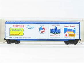 MICRO-TRAINS N Bicentennial State Series - North Carolina, 50' Plug Door Boxcar, Blue