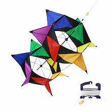 WindNSun SuperSize Revo SpinBoxLT 3D Nylon Kite, 33 Inches Tall