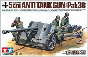 TAMIYA 1/35 German 5cm Pak38 Anti-Tank Gun