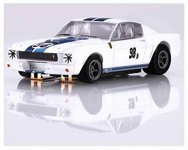 AFX Shelby Mustang GT350R-1965 Wht/Blue Miles