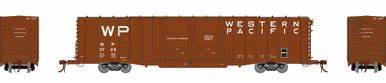 ATHEARN HO 60' PS Auto Box Car, Western Pacific #3725