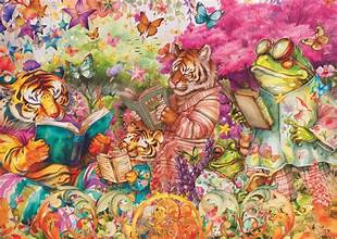 RAVENSBURGER 1000-PIECE PUZZLE Book Club