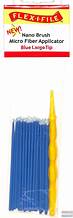 FLEX-I-FILE Nano Brush -- Large Tip & 1 Applicator Handle/Holder (blue) pkg(24)